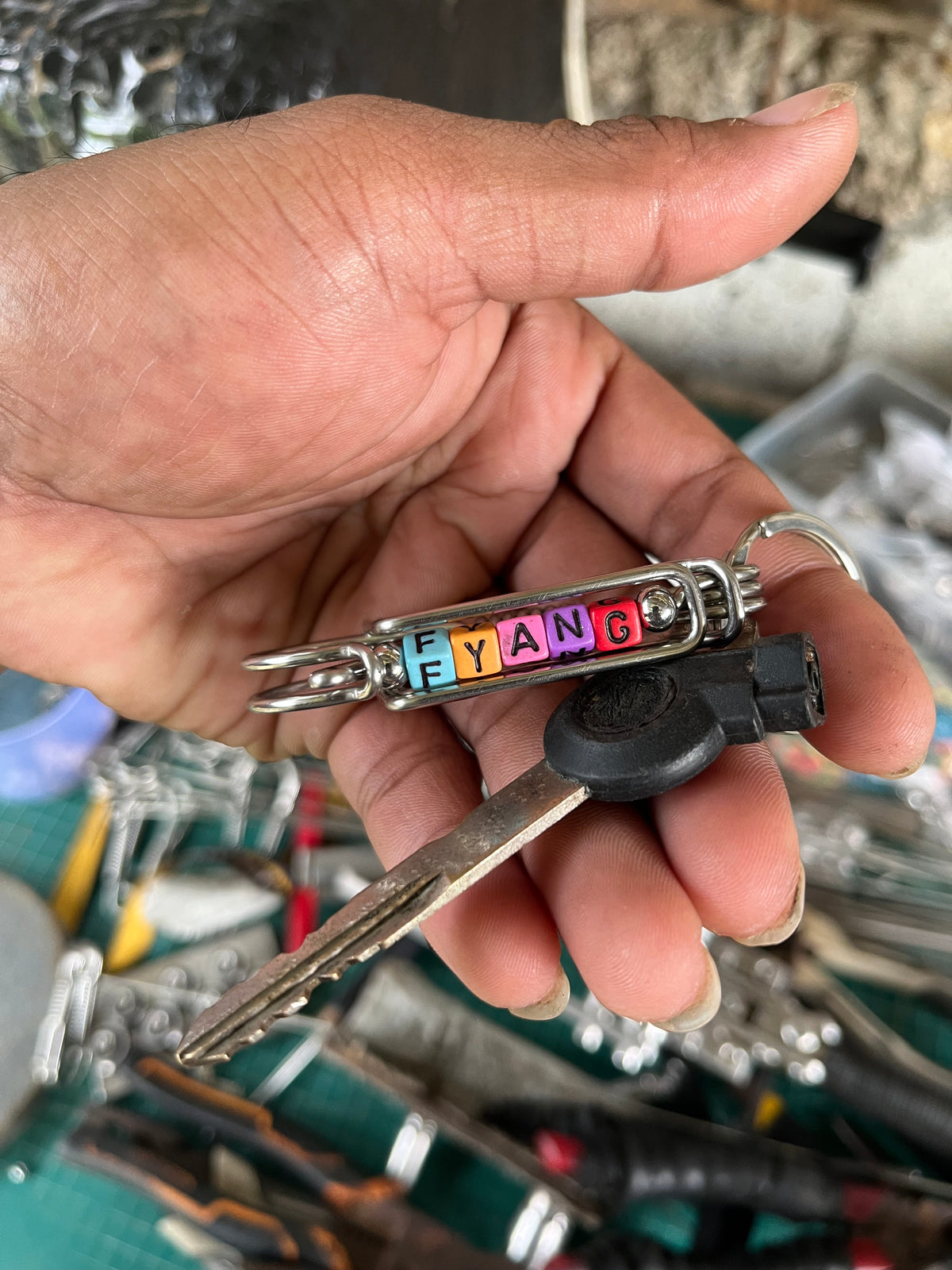 WITH NAME KEYHOLDER