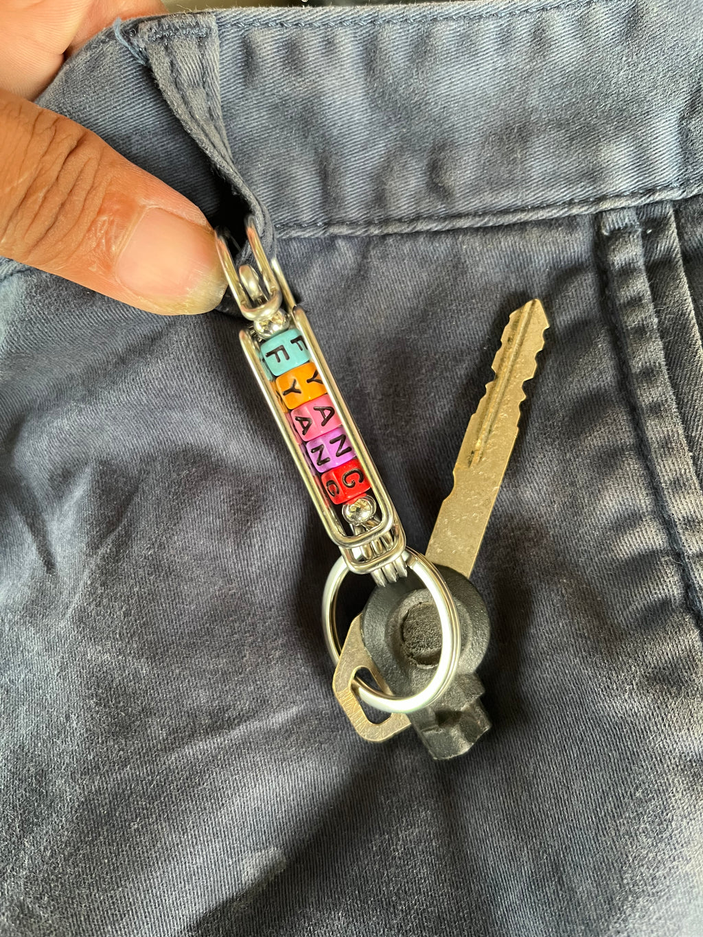 WITH NAME KEYHOLDER